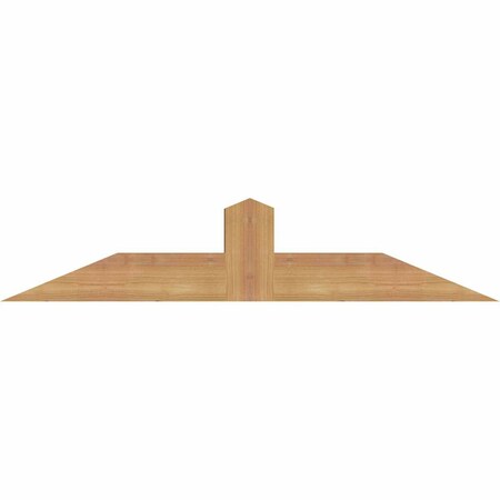 Ekena Millwork Portland Smooth Timber Gable Bracket, Western Red Cedar, 36"W x 7"H x 3 1/2"D x 3 1/2"F, 5/12 Pitch GBW036X07X0404POR00SWR